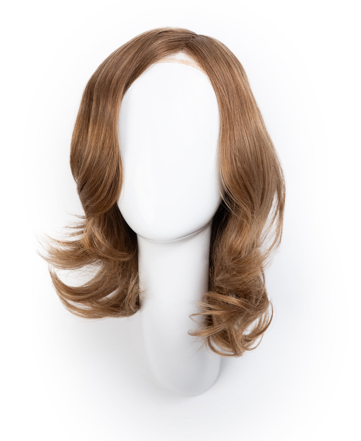 european virgin hair wig - 8" warm blonde.