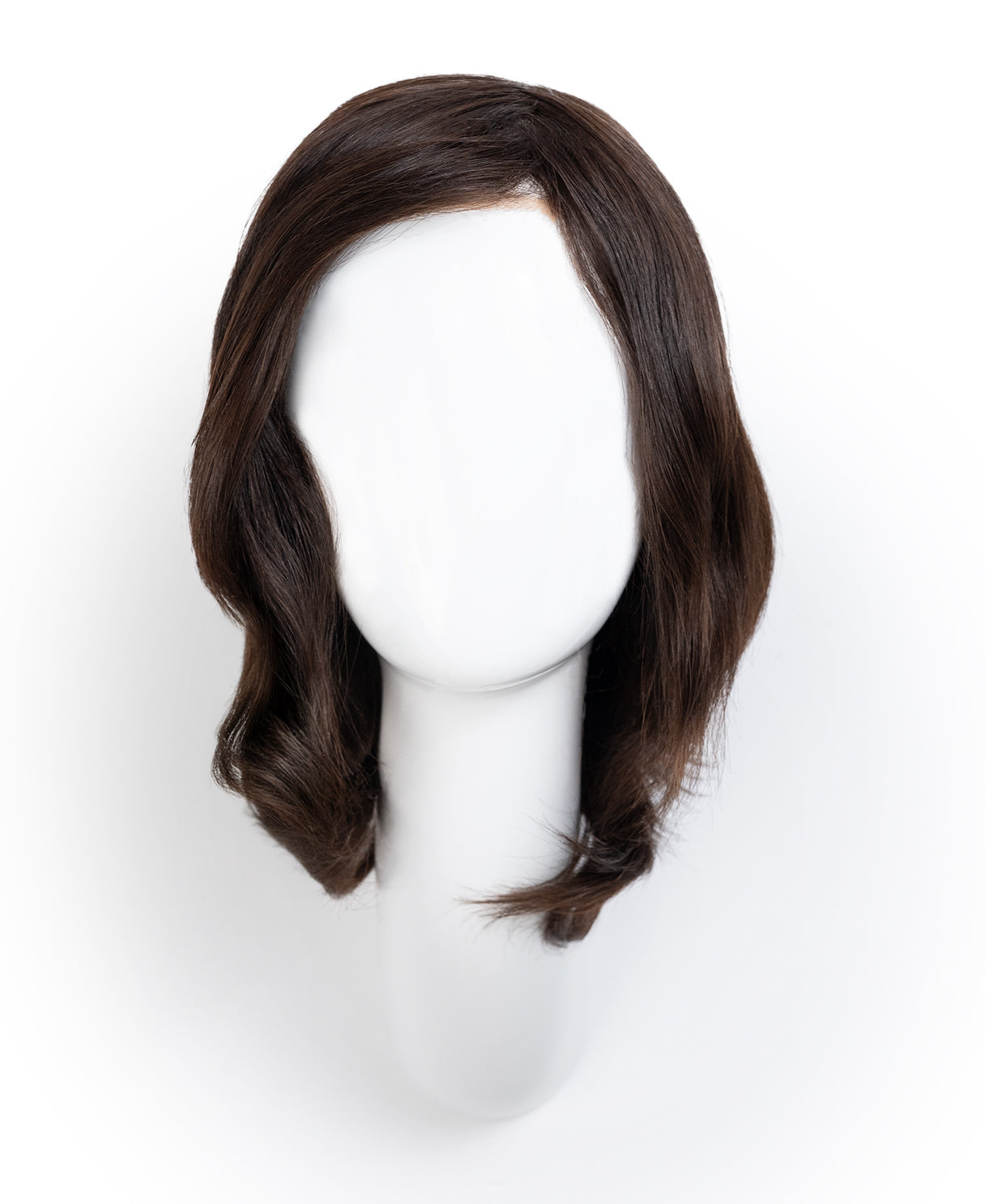european virgin hair wig - 8" chocolate brown.