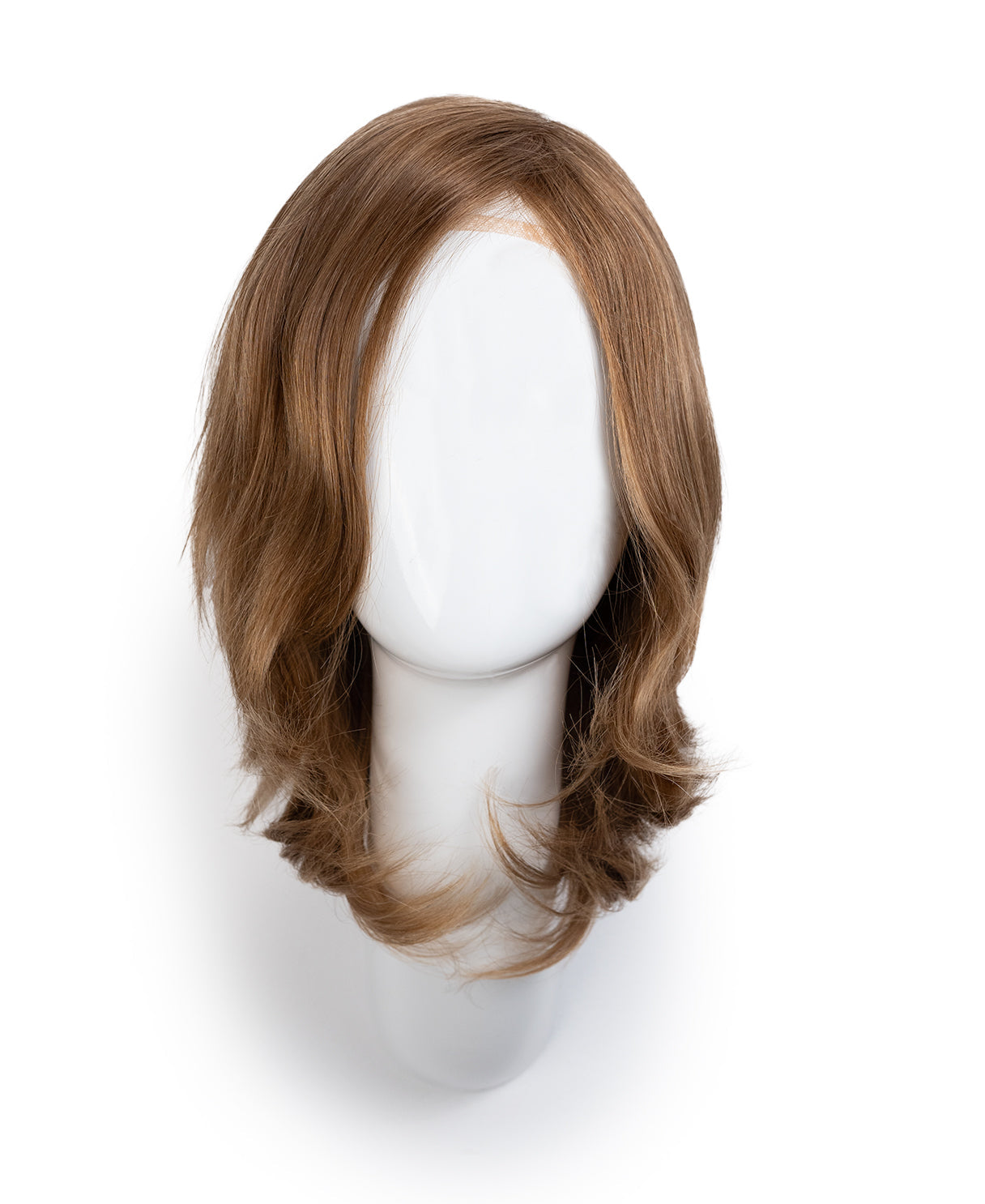 european virgin hair wig - 8" medium blonde.