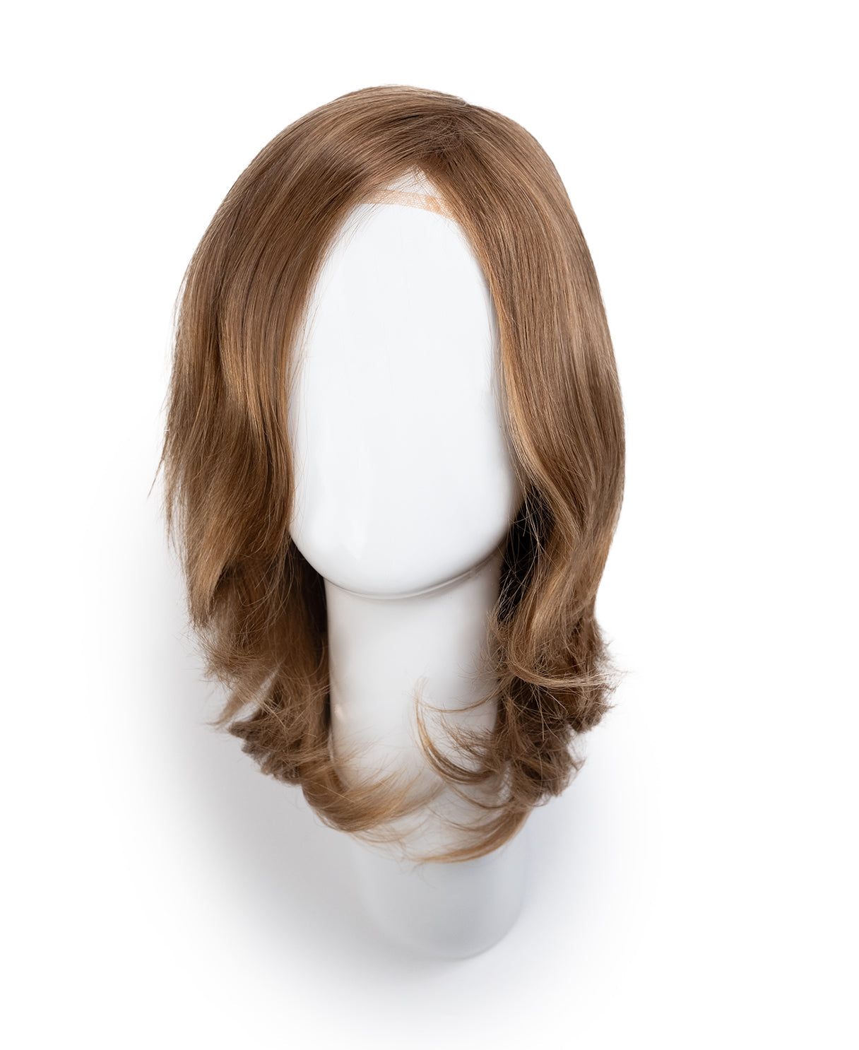 european virgin hair wig - 8" medium blonde.