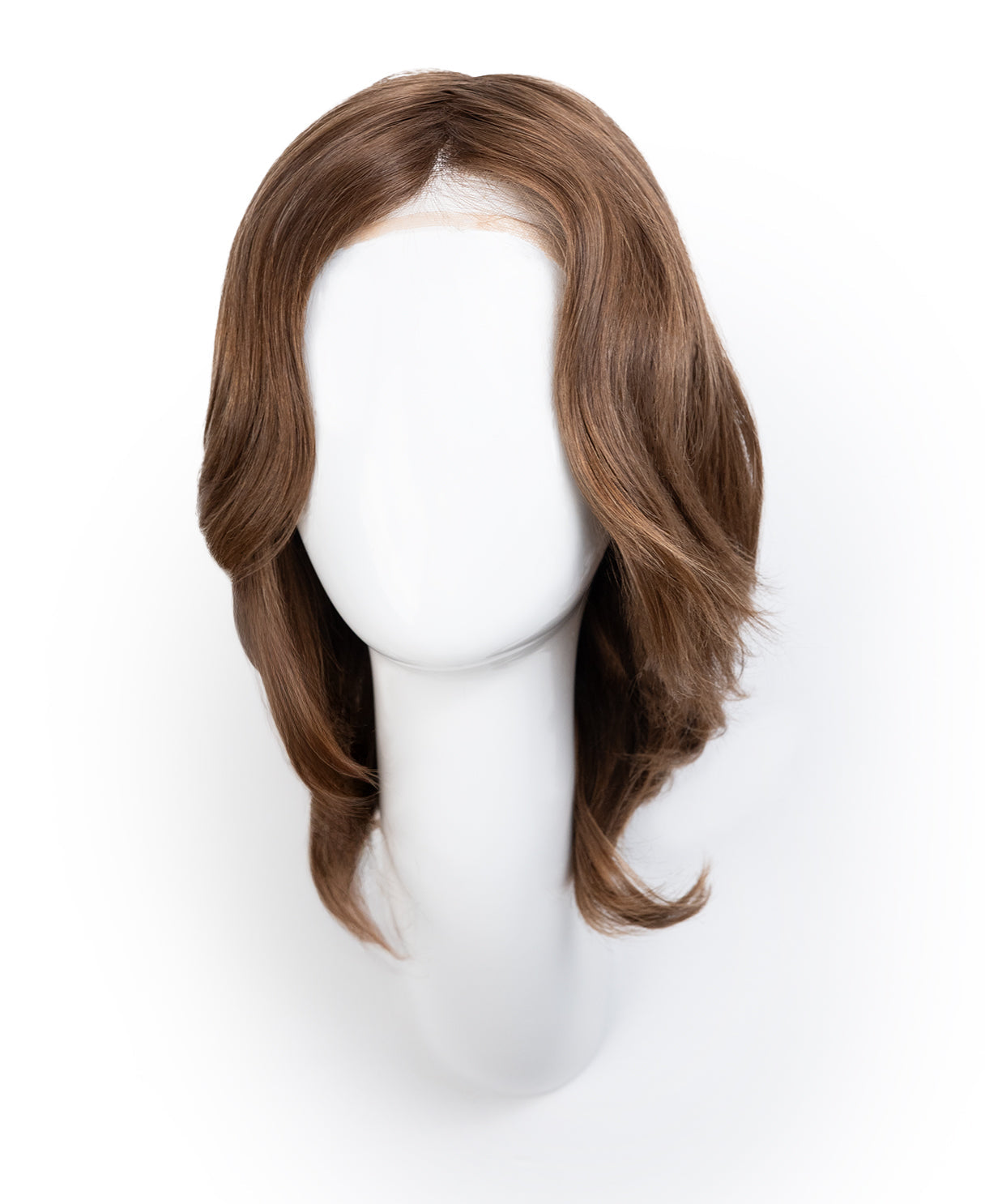 european virgin hair wig - 8" dark blonde.