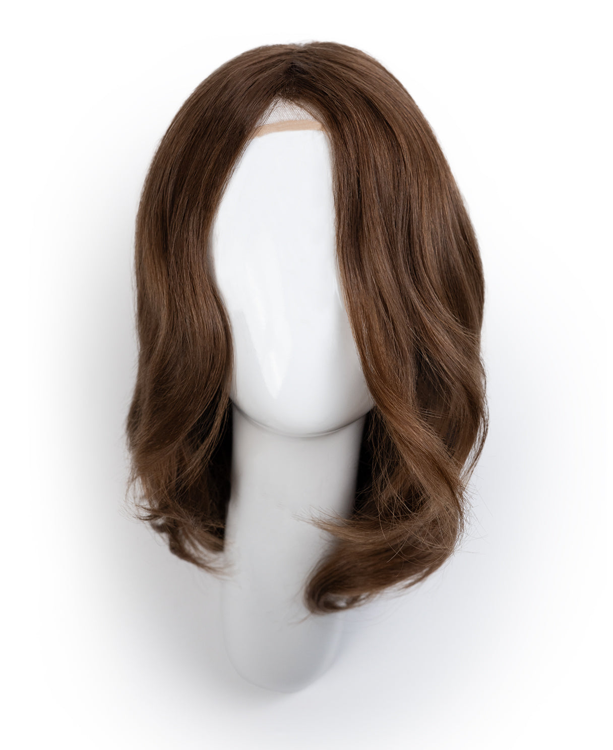 european virgin hair wig - 10" light brown.