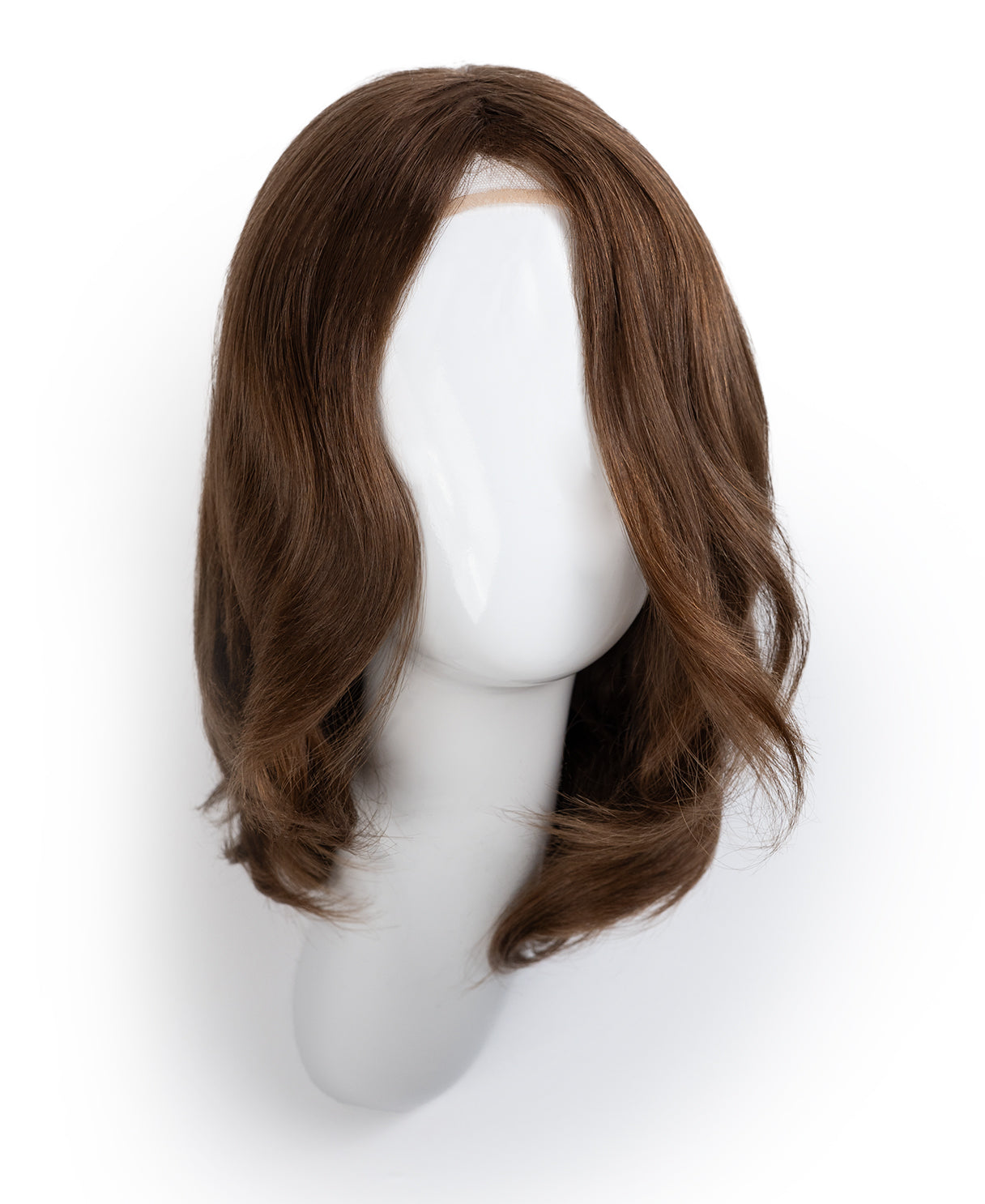 european virgin hair wig - 10" light brown.