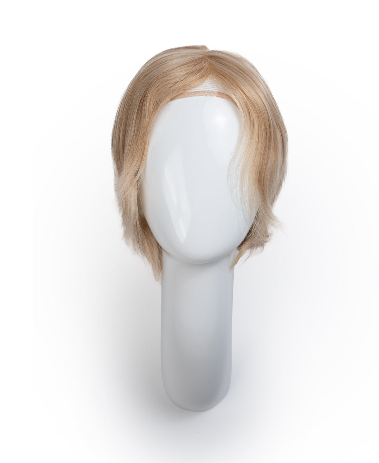 european virgin hair wig - 6" blonde highlights.