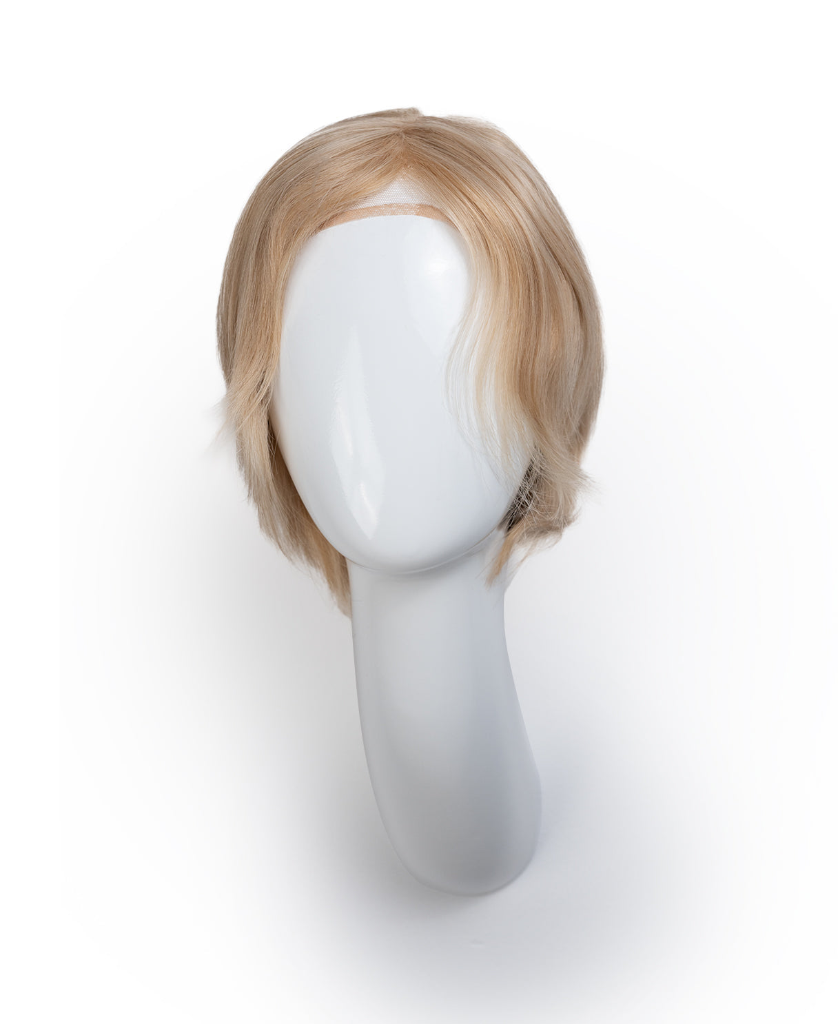 european virgin hair wig - 6" blonde highlights.