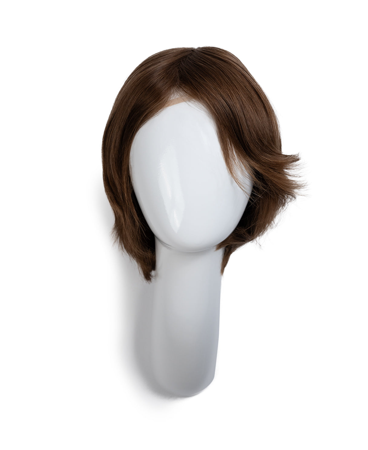 european virgin hair wig - 6" light brown.