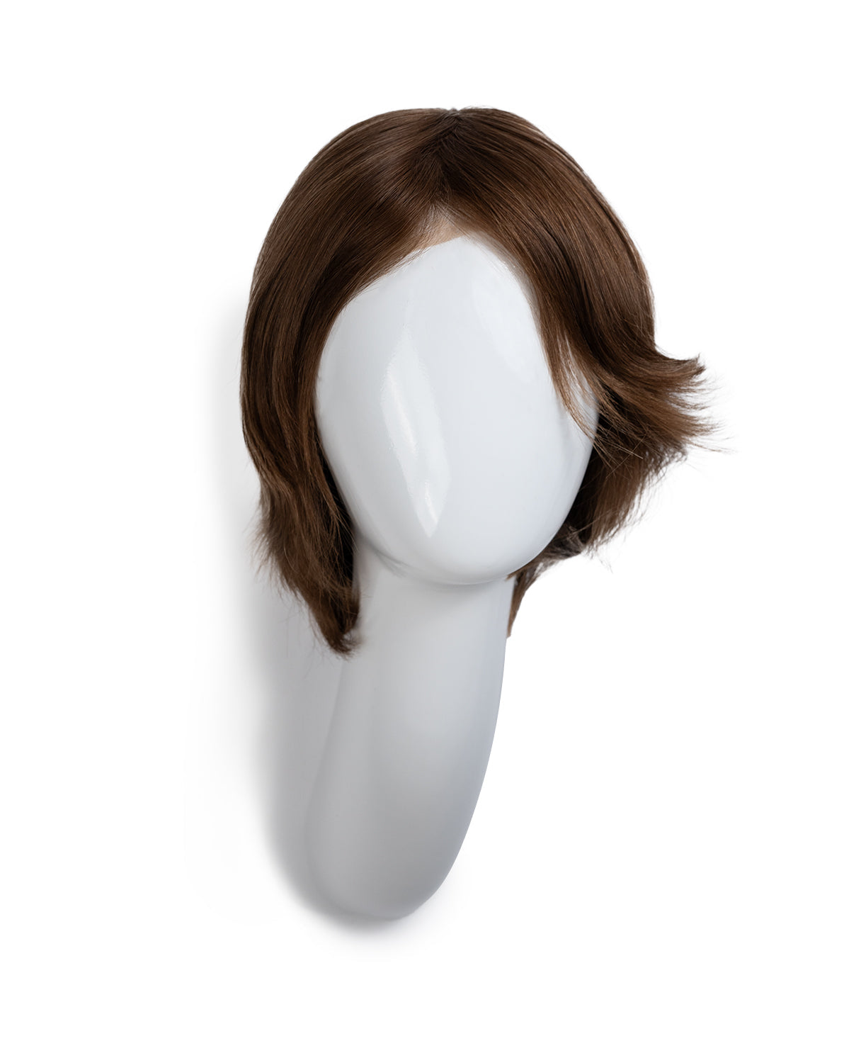 european virgin hair wig - 6" light brown.