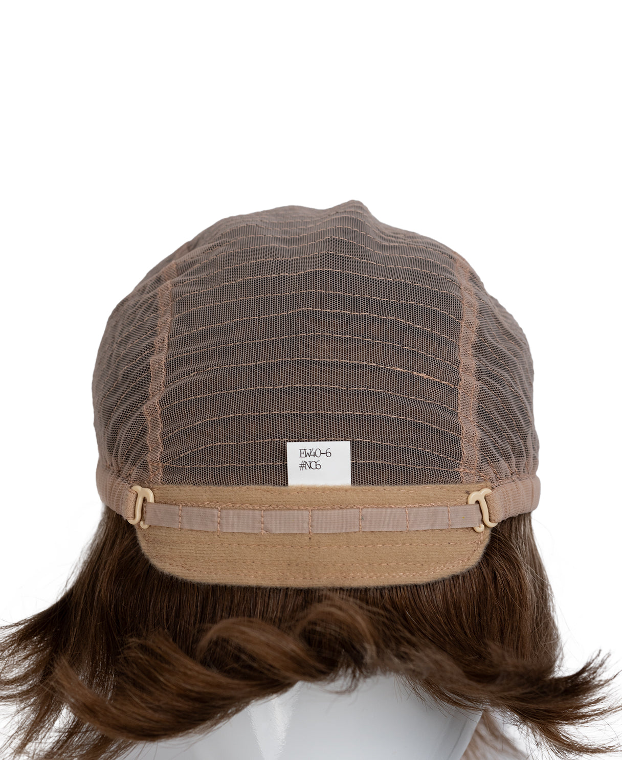 european virgin hair wig - 6" light brown.