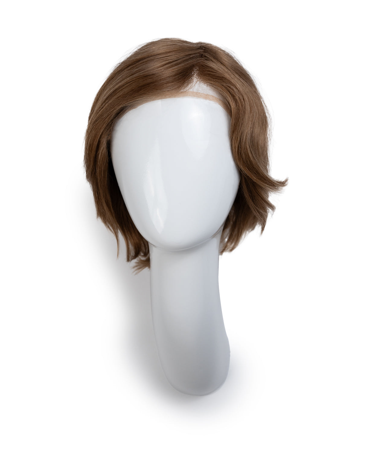 european virgin hair wig - 6" medium blonde.