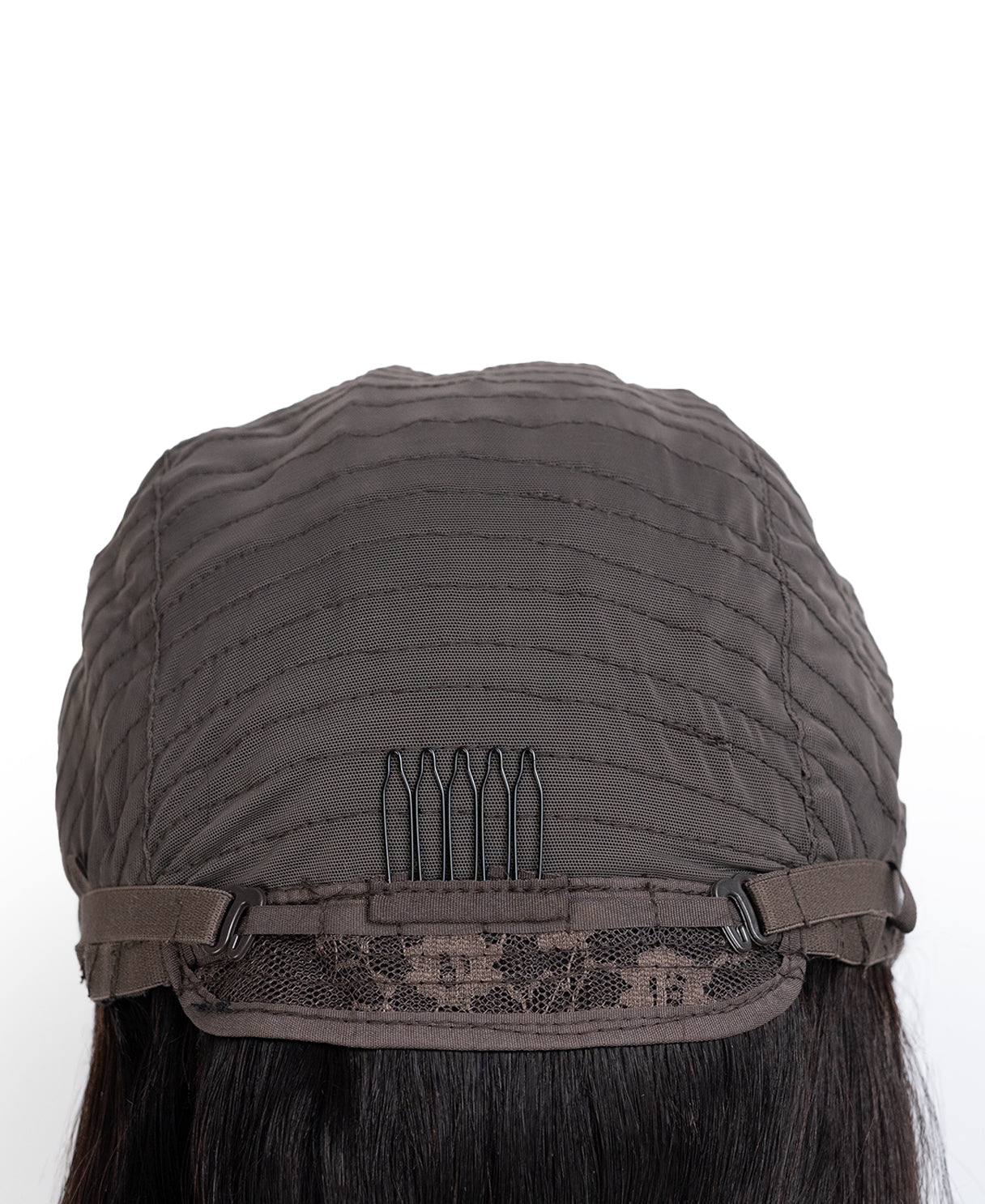 flipped ends blowout with fringe human wig - 14" espresso black.