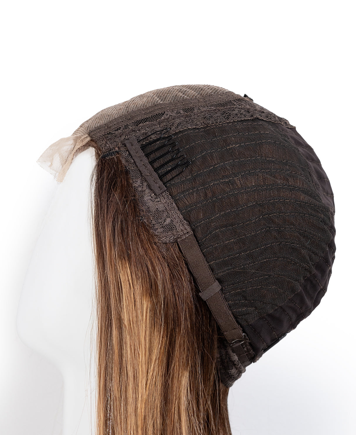 long bob human wig - 10" ash balayage.