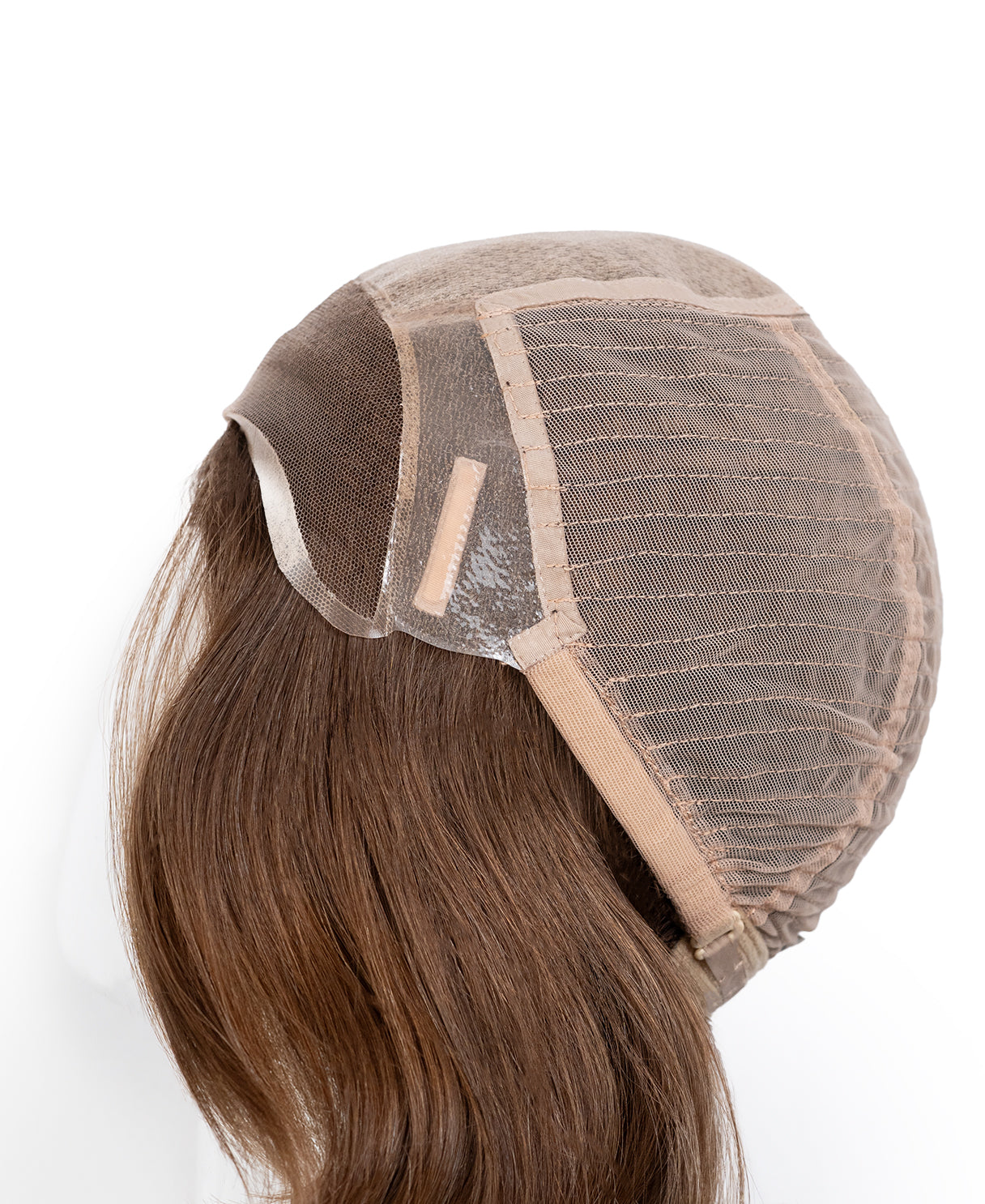 european virgin hair wig - 10" light brown.