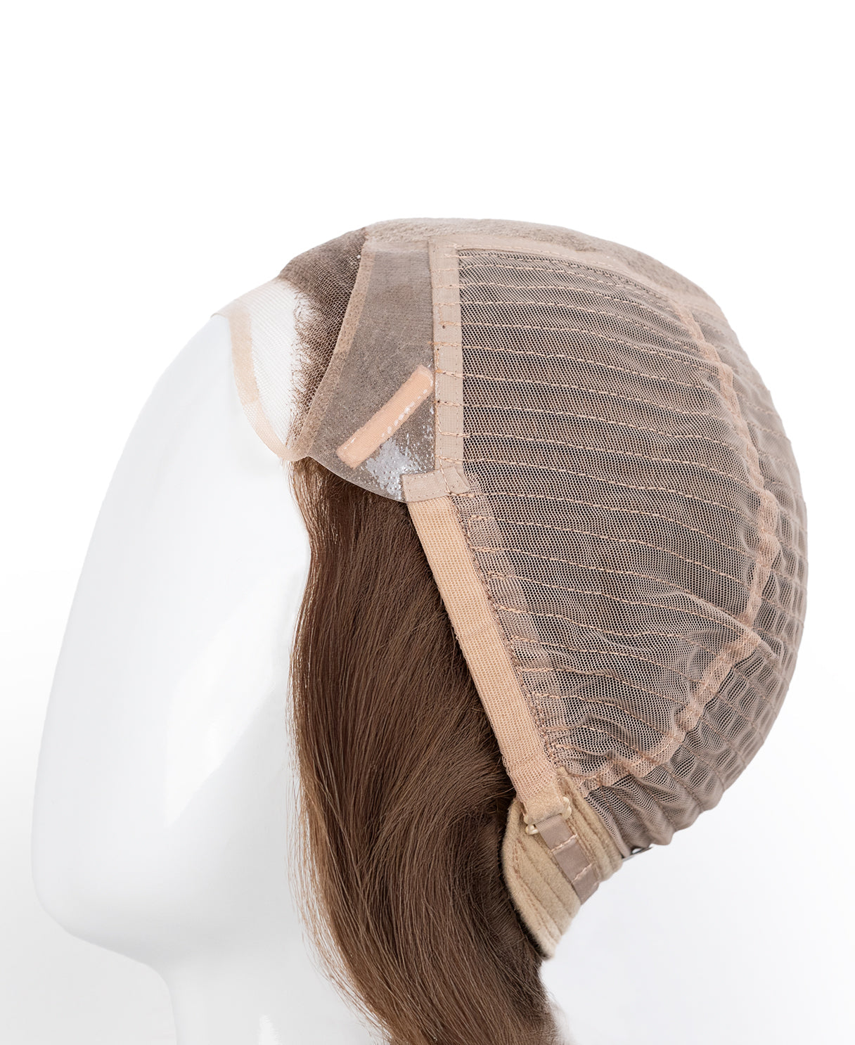 european virgin hair wig - 8" light brown.