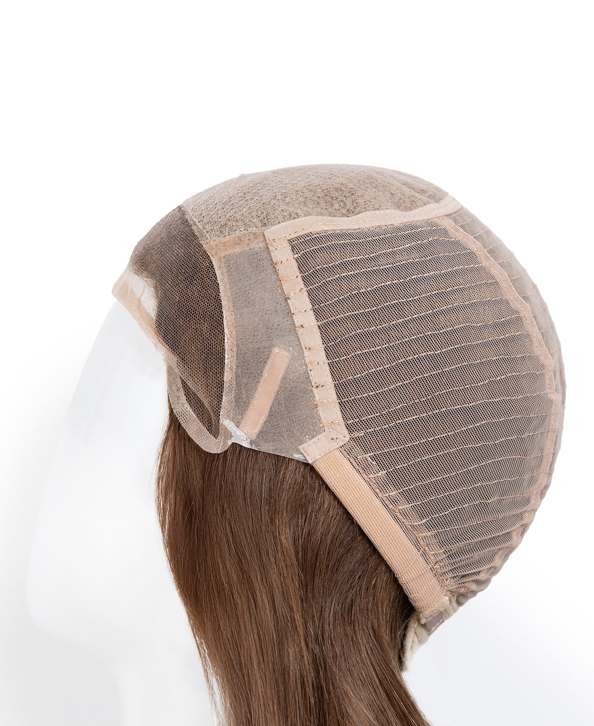 european virgin hair wig - 8" dark blonde.