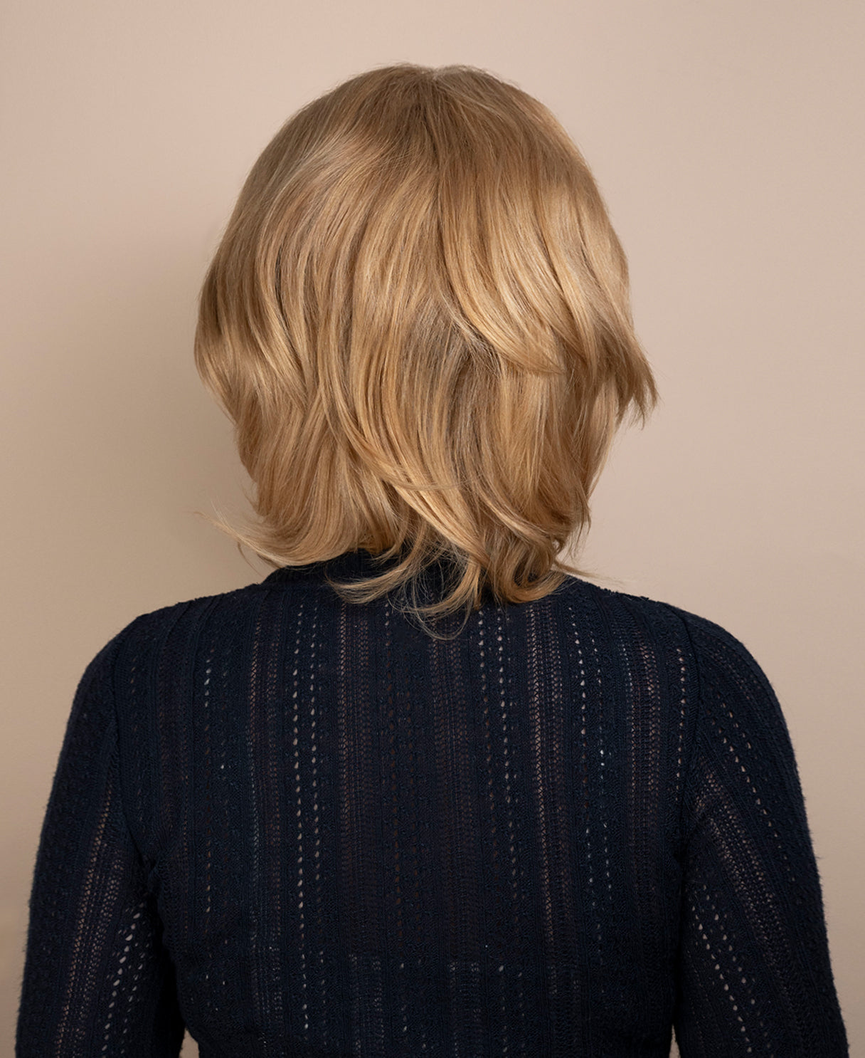 european virgin hair wig - 8" honey blonde.