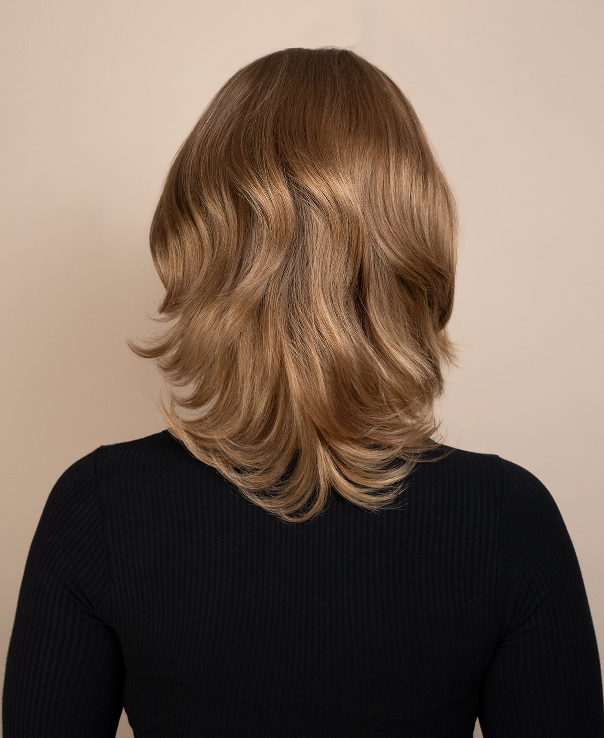 european virgin hair wig - 8" medium blonde.