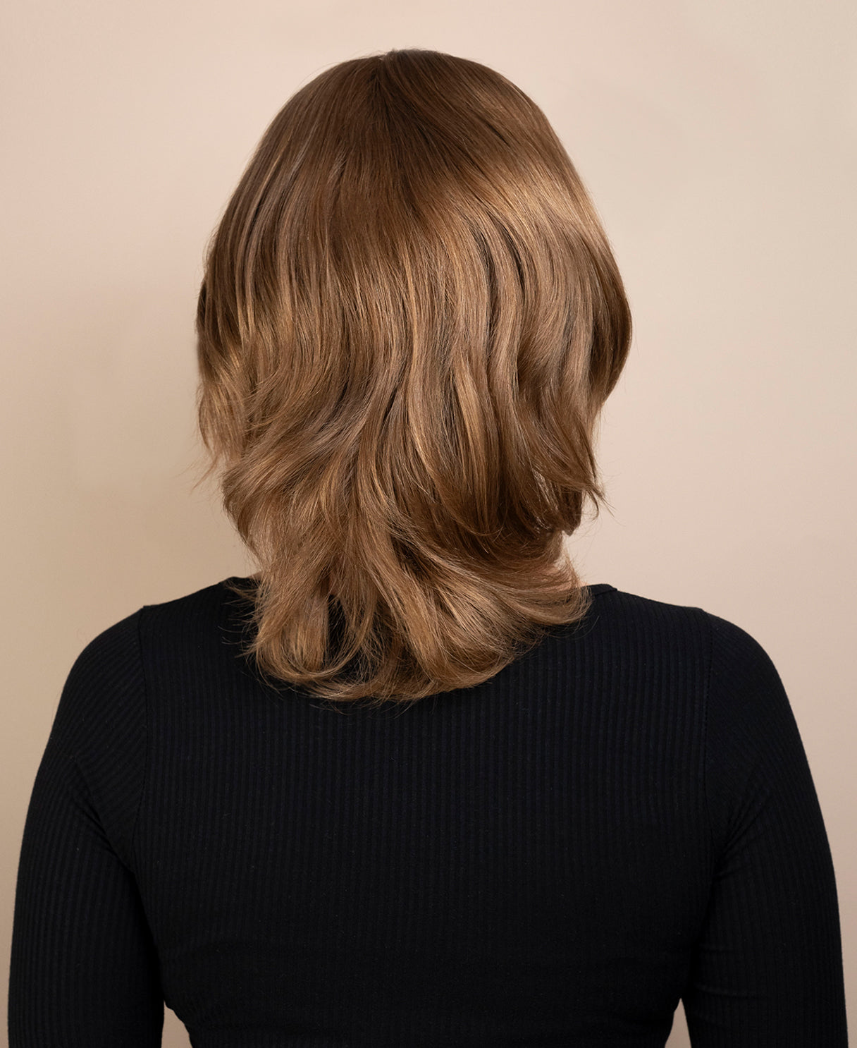 european virgin hair wig - 8" warm blonde.