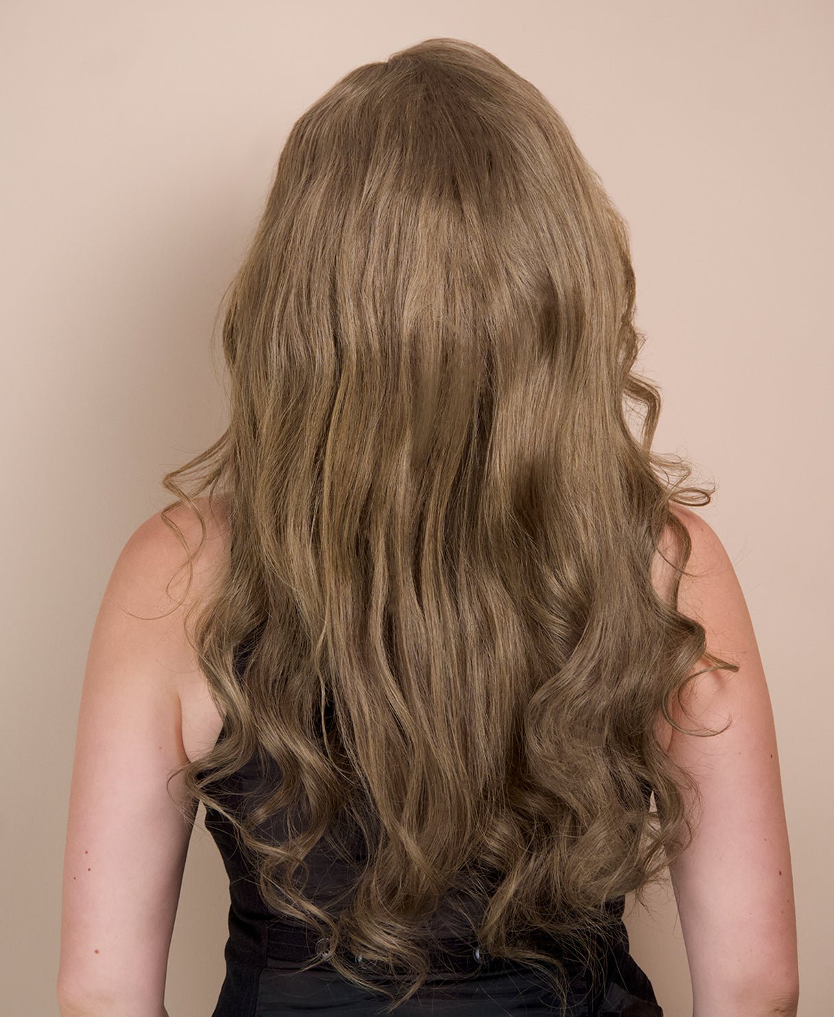 lace front human wig - 20" ash blonde.