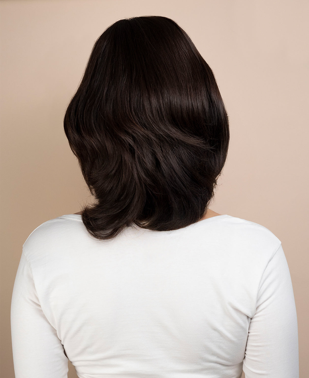 european virgin hair wig - 8" chocolate brown.