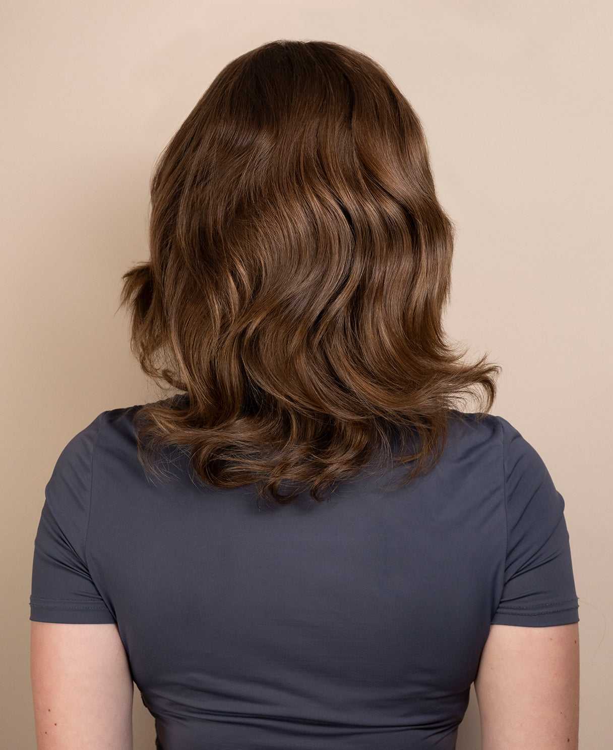 european virgin hair wig - 10" dark blonde.