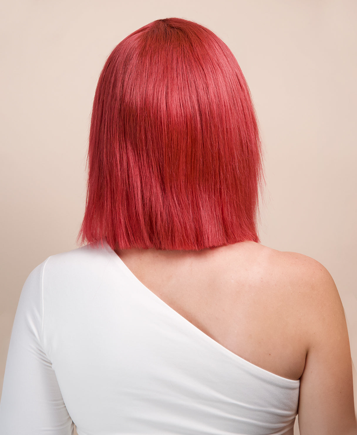 bob wig with fringe - 10" copper.