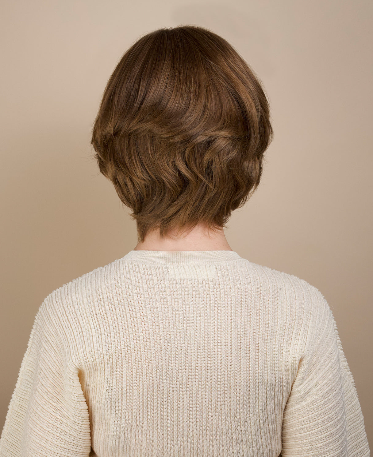 european virgin hair wig - 6" dark blonde.