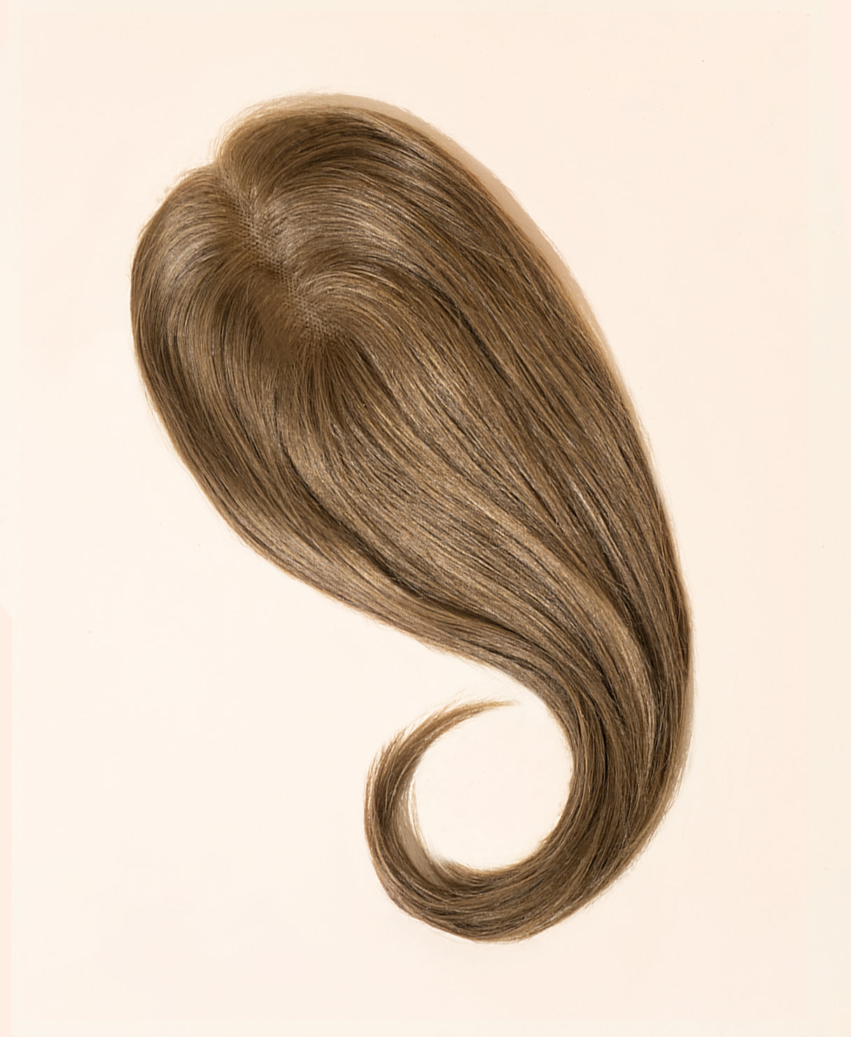 hair topper 12" dark blonde.