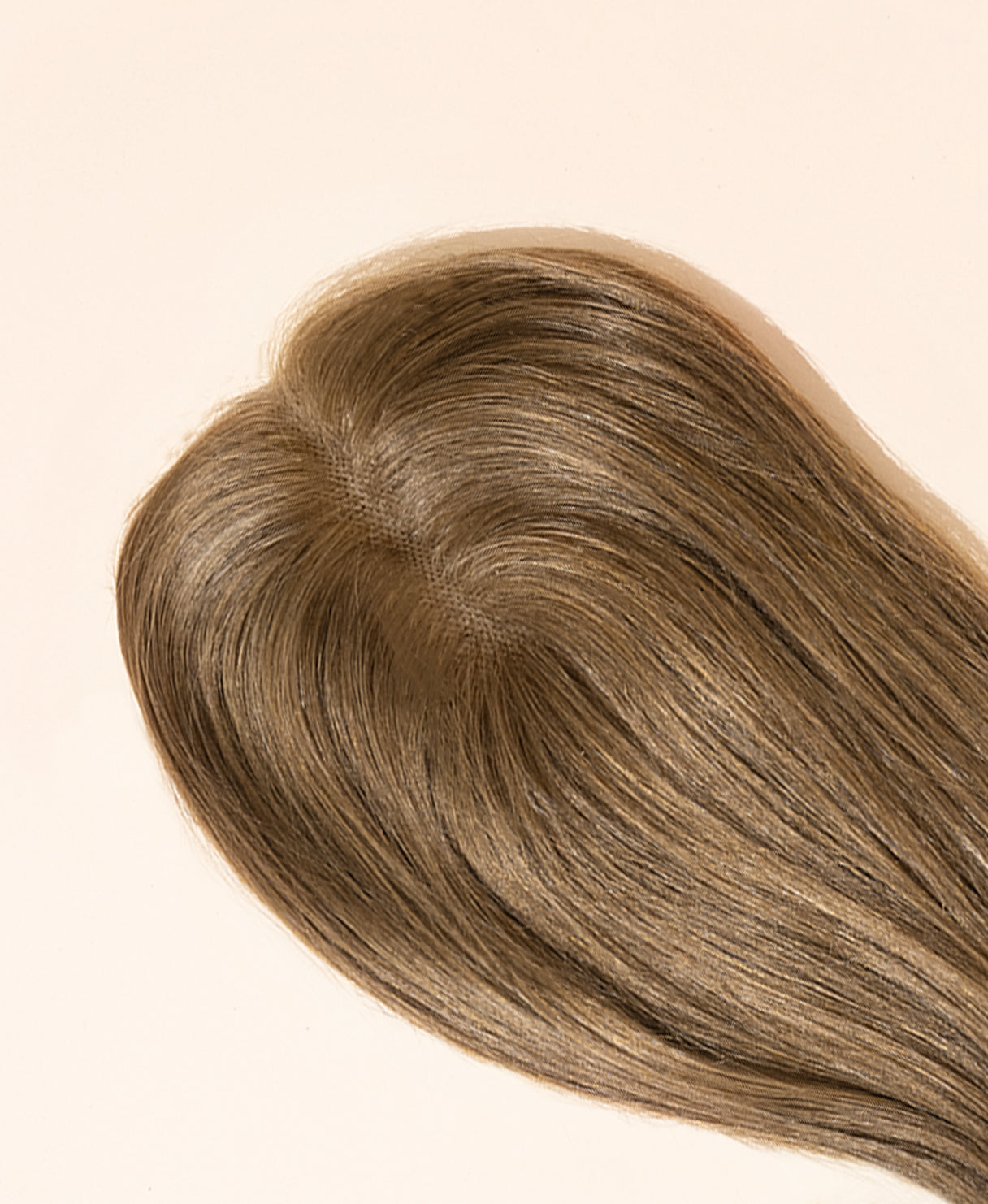 hair topper 12" dark blonde.