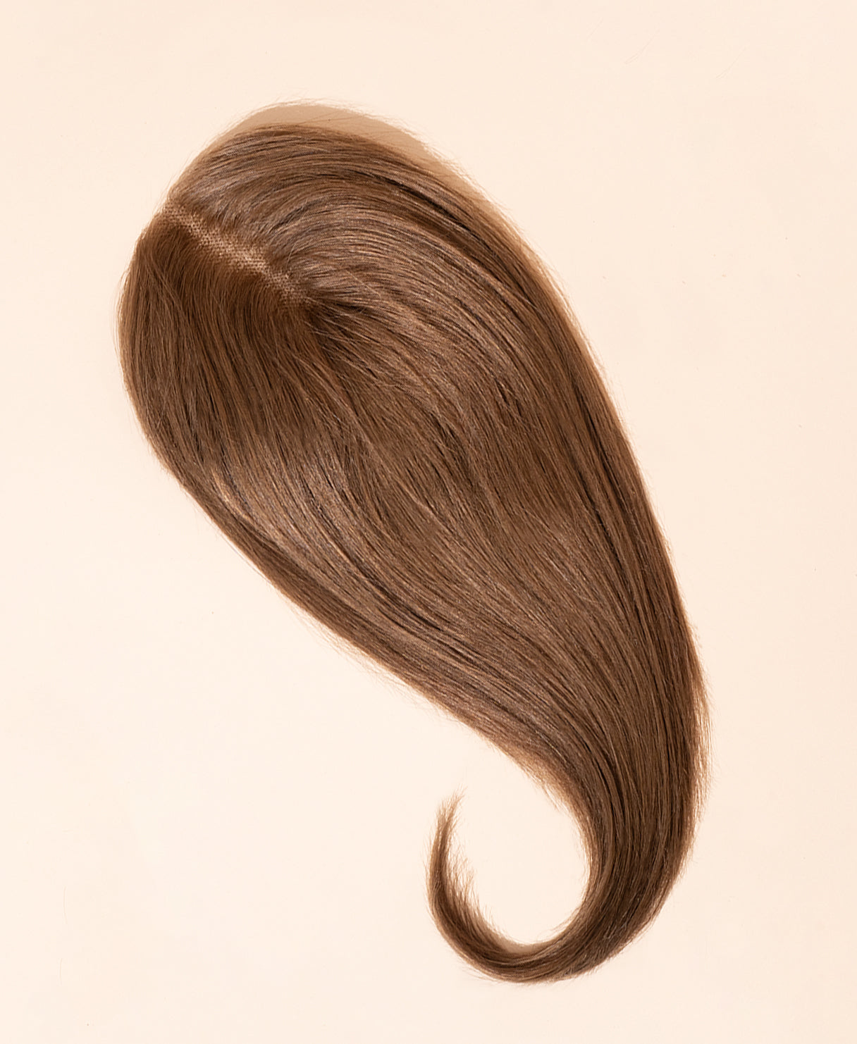 hair topper 12" light brown.