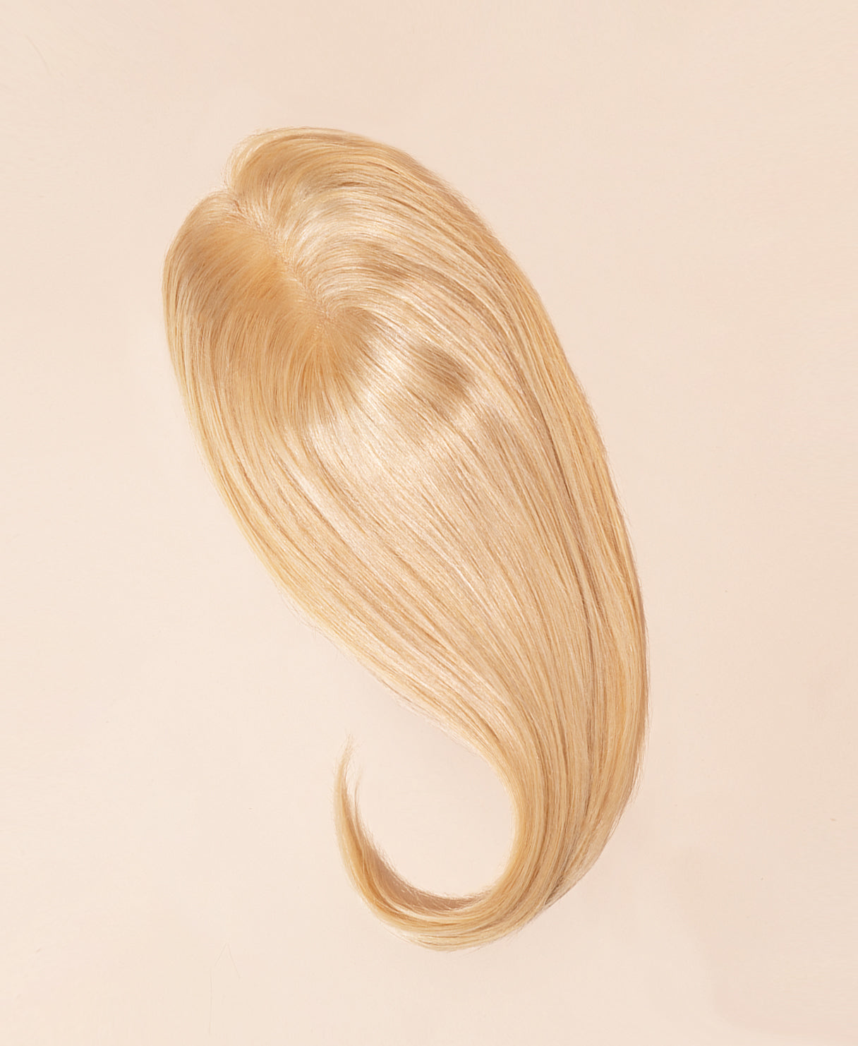 hair topper 12" light blonde.