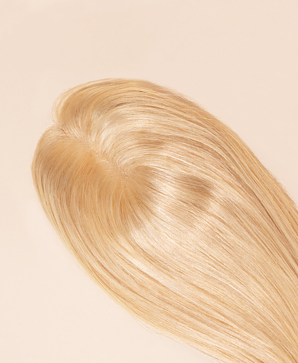 hair topper 12" light blonde.