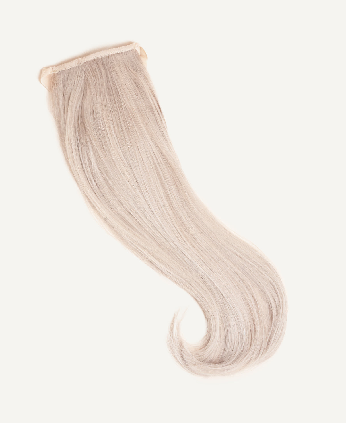 ponytail - icy blonde.