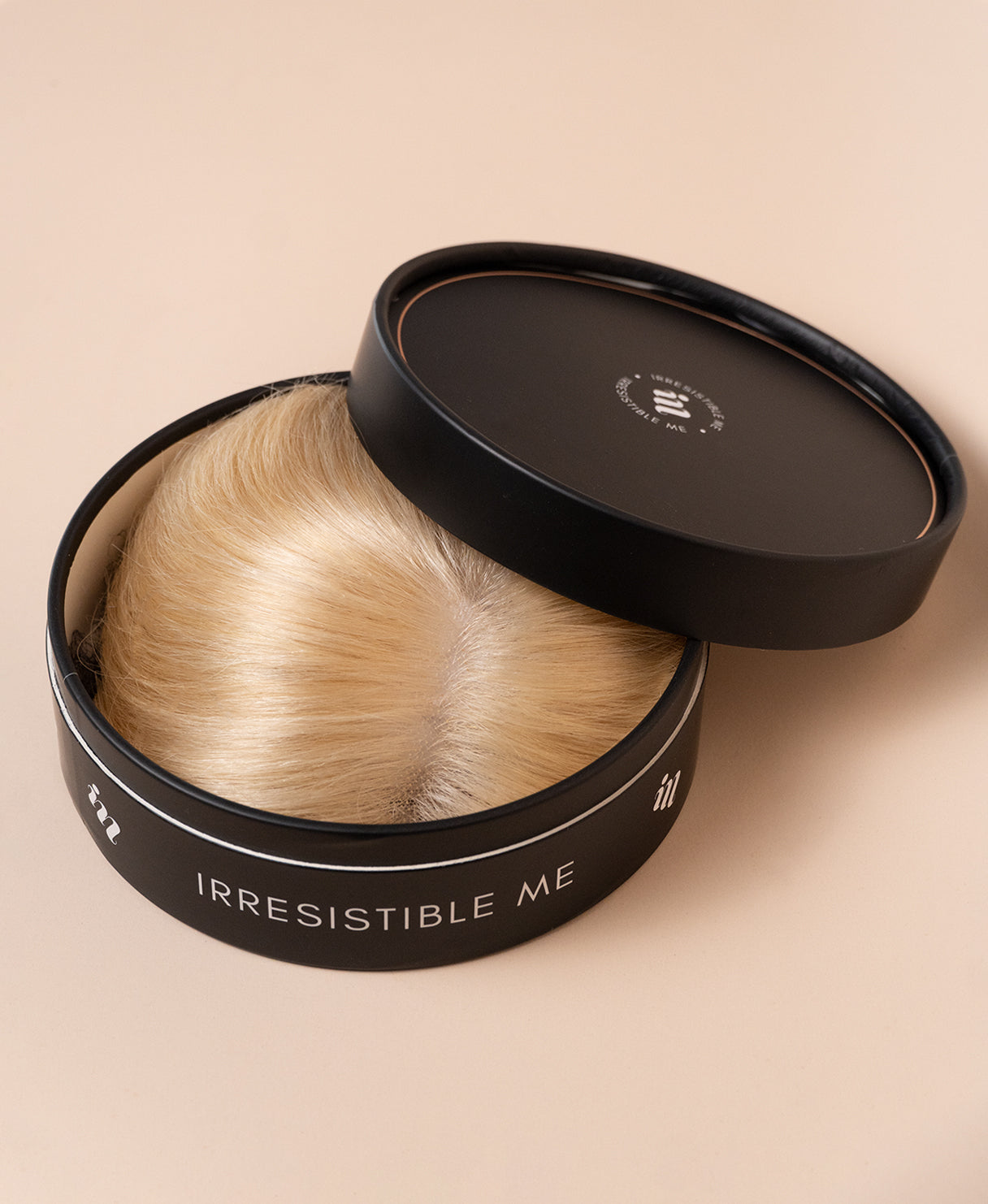 hair topper 12" light blonde.