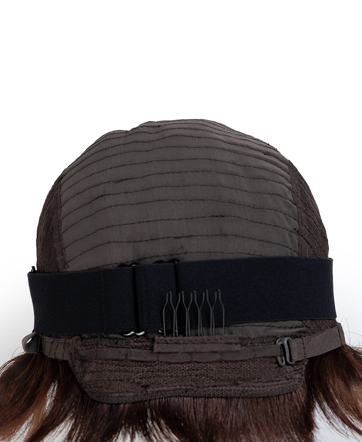 t-part wedge bob human wig - 6" rooted dirty blonde.