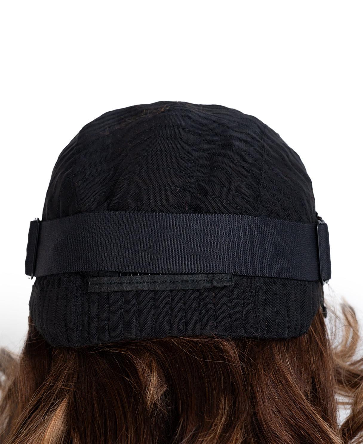 put on & go human wig blowout - 14" ashy brown balayage.