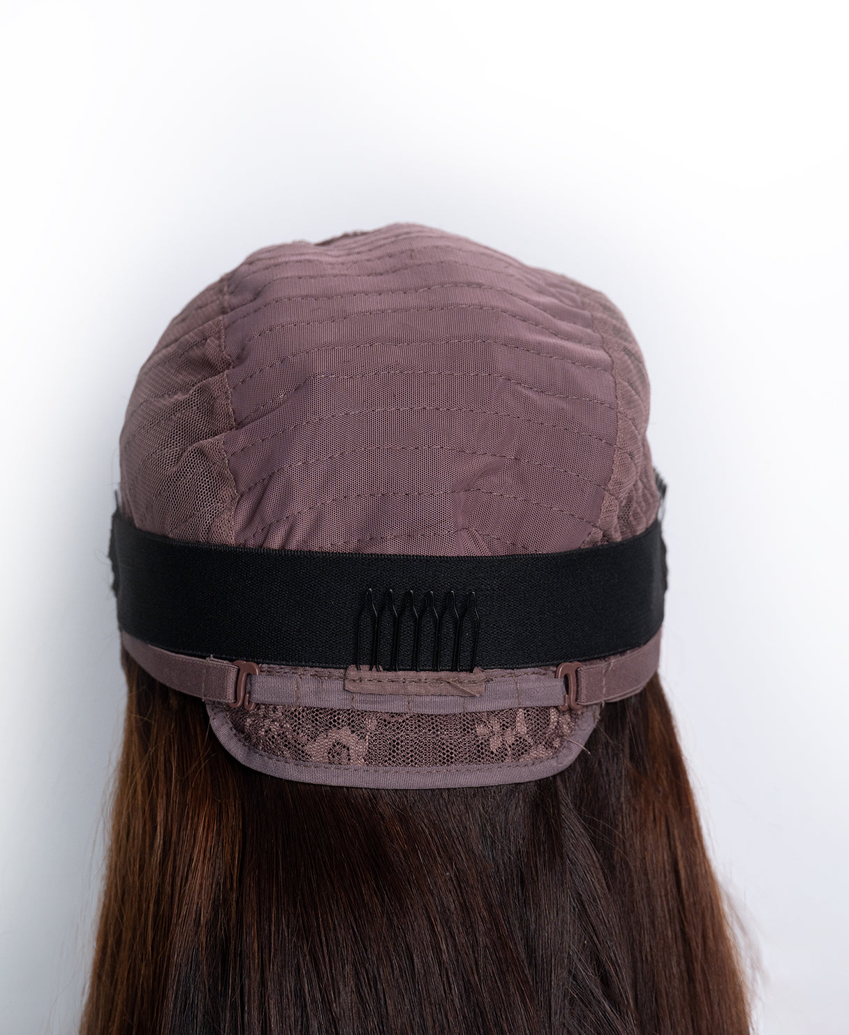 long bob human wig - 12" brown melt.