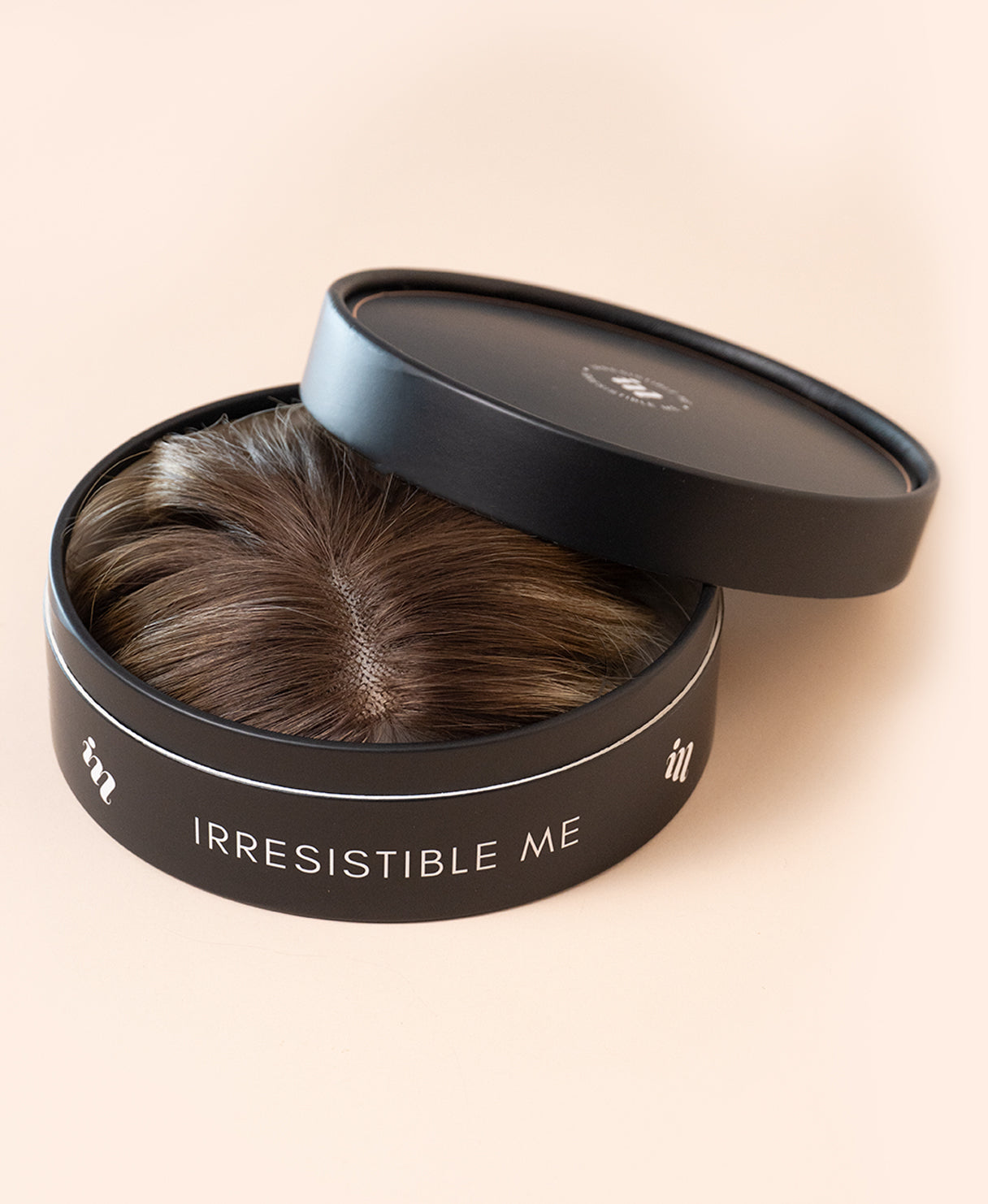 premium hair topper 14" brown balayage.