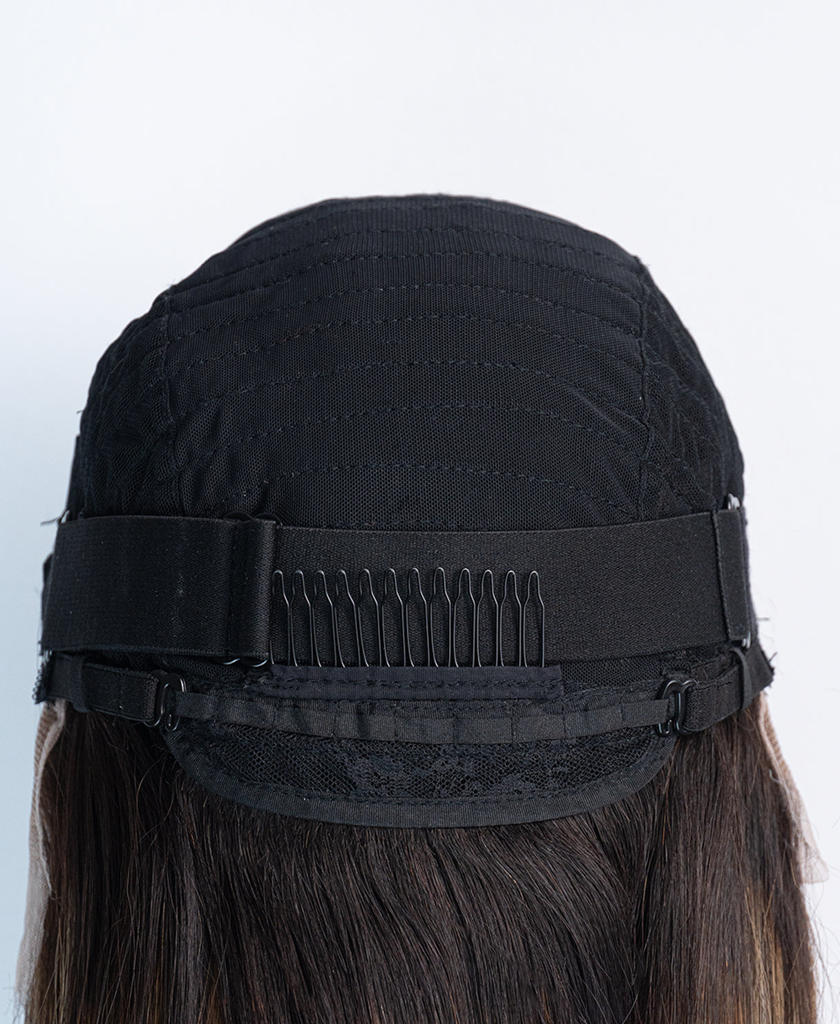 lace front human wig - 20" blonde moneypiece with balayage.