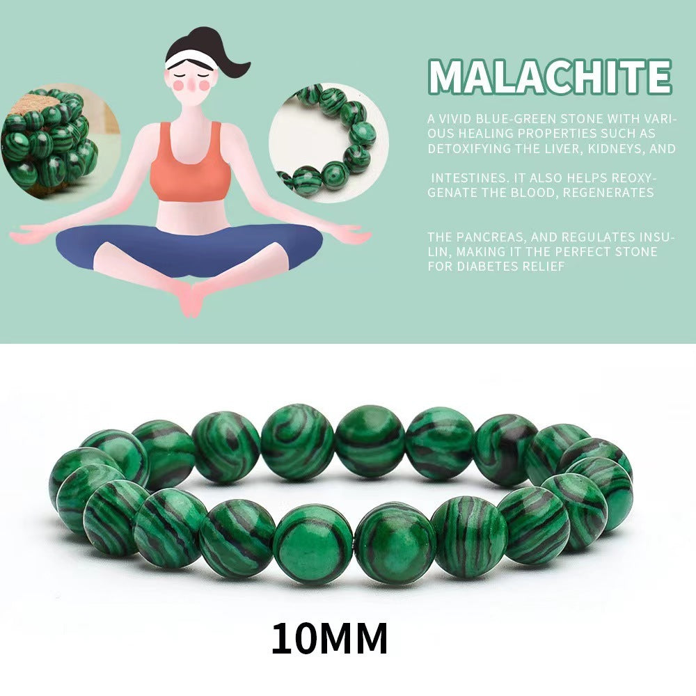 Sainishops™Malachite Single Circle Bracelet