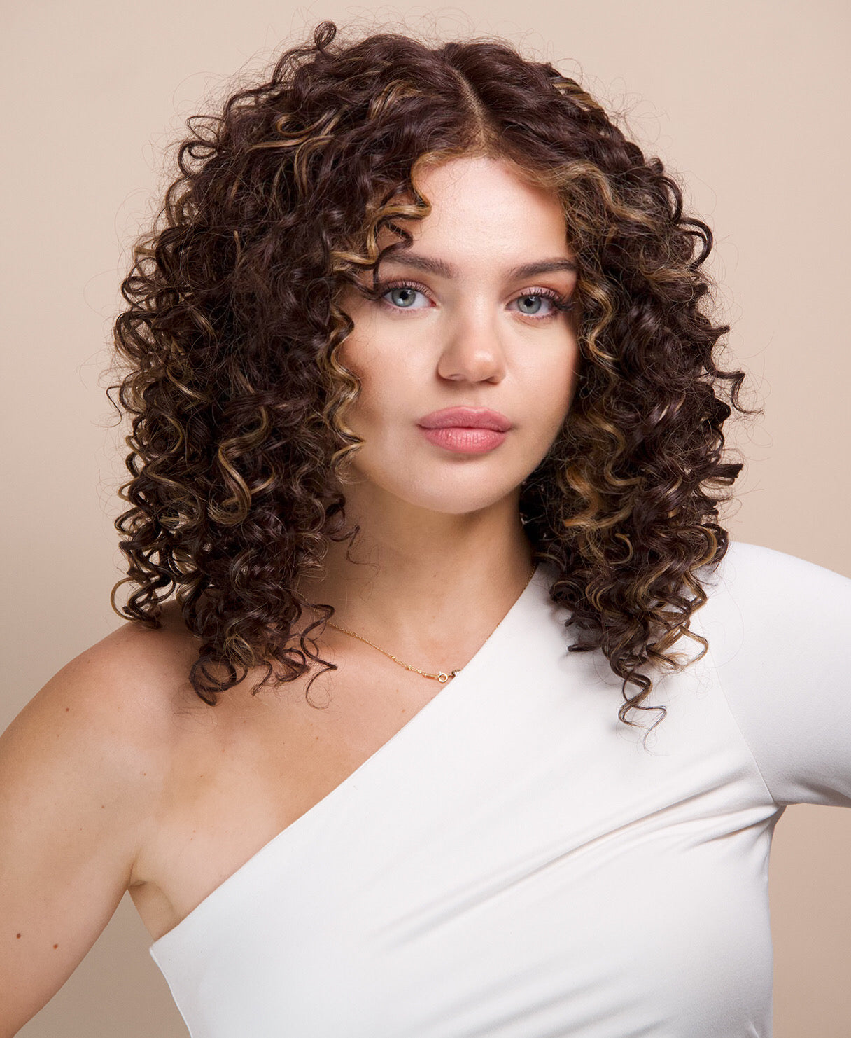 vegan fiber curly balayage - wig 16".
