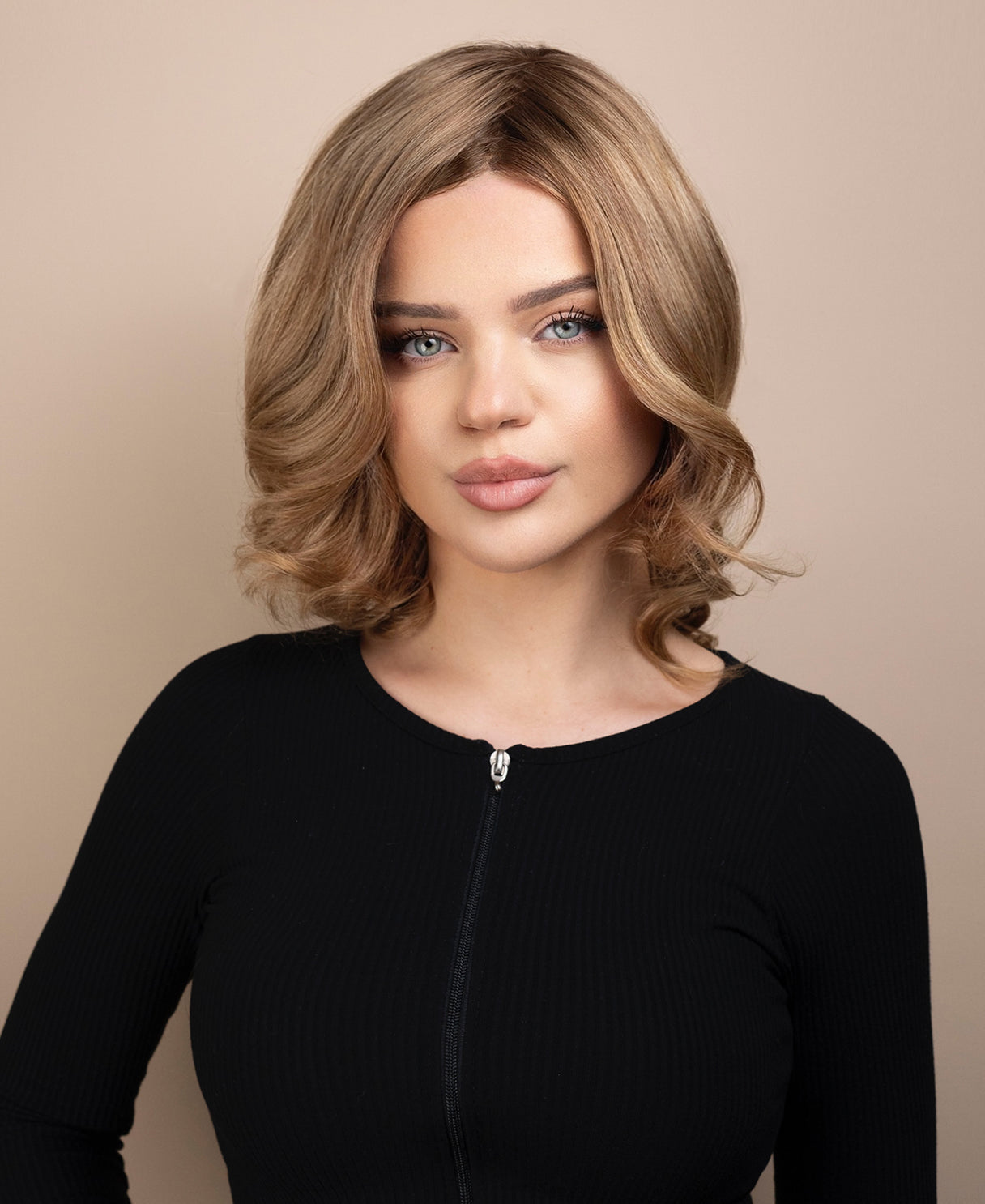 european virgin hair wig - 10" ash blonde.