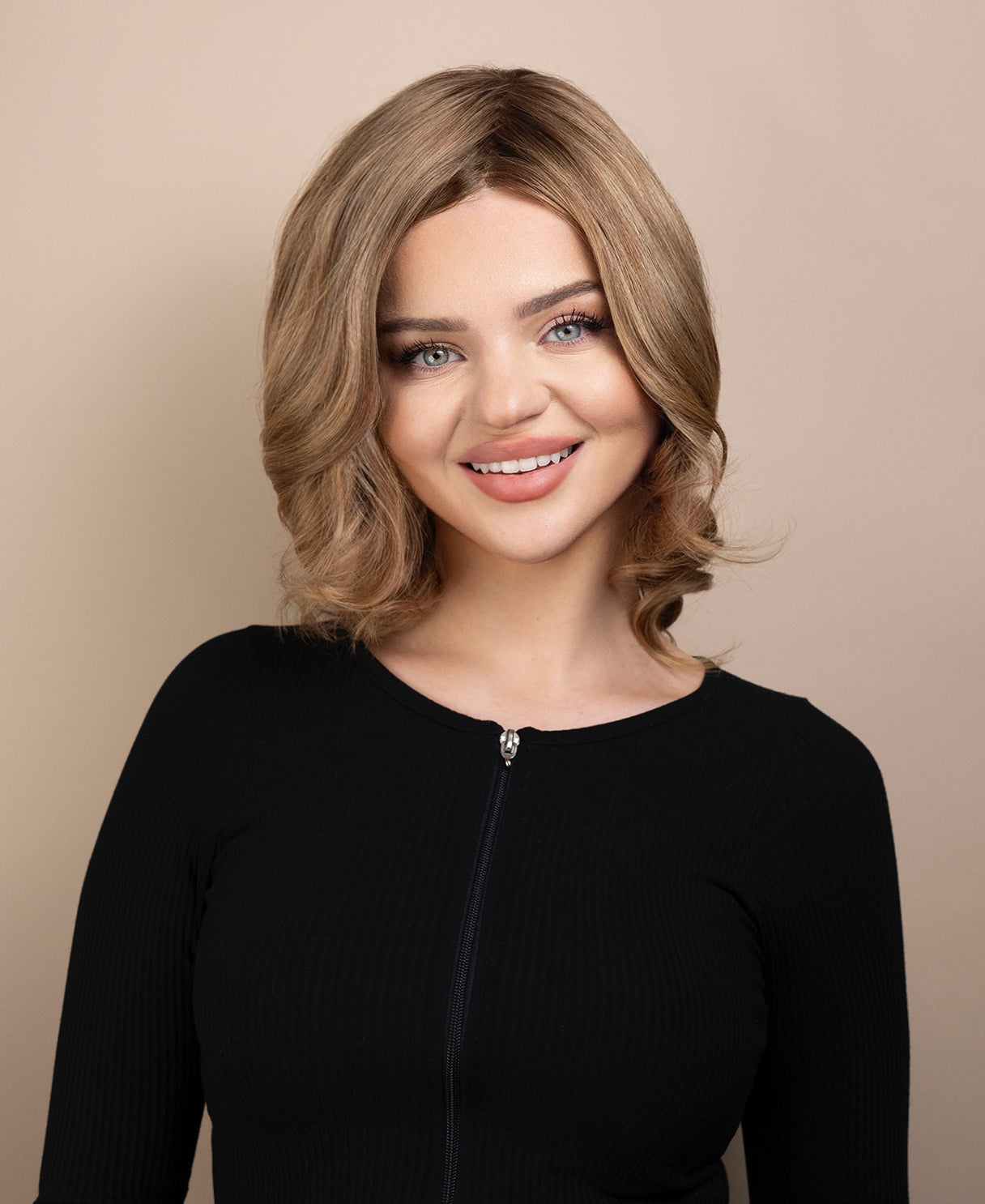 european virgin hair wig - 10" ash blonde.