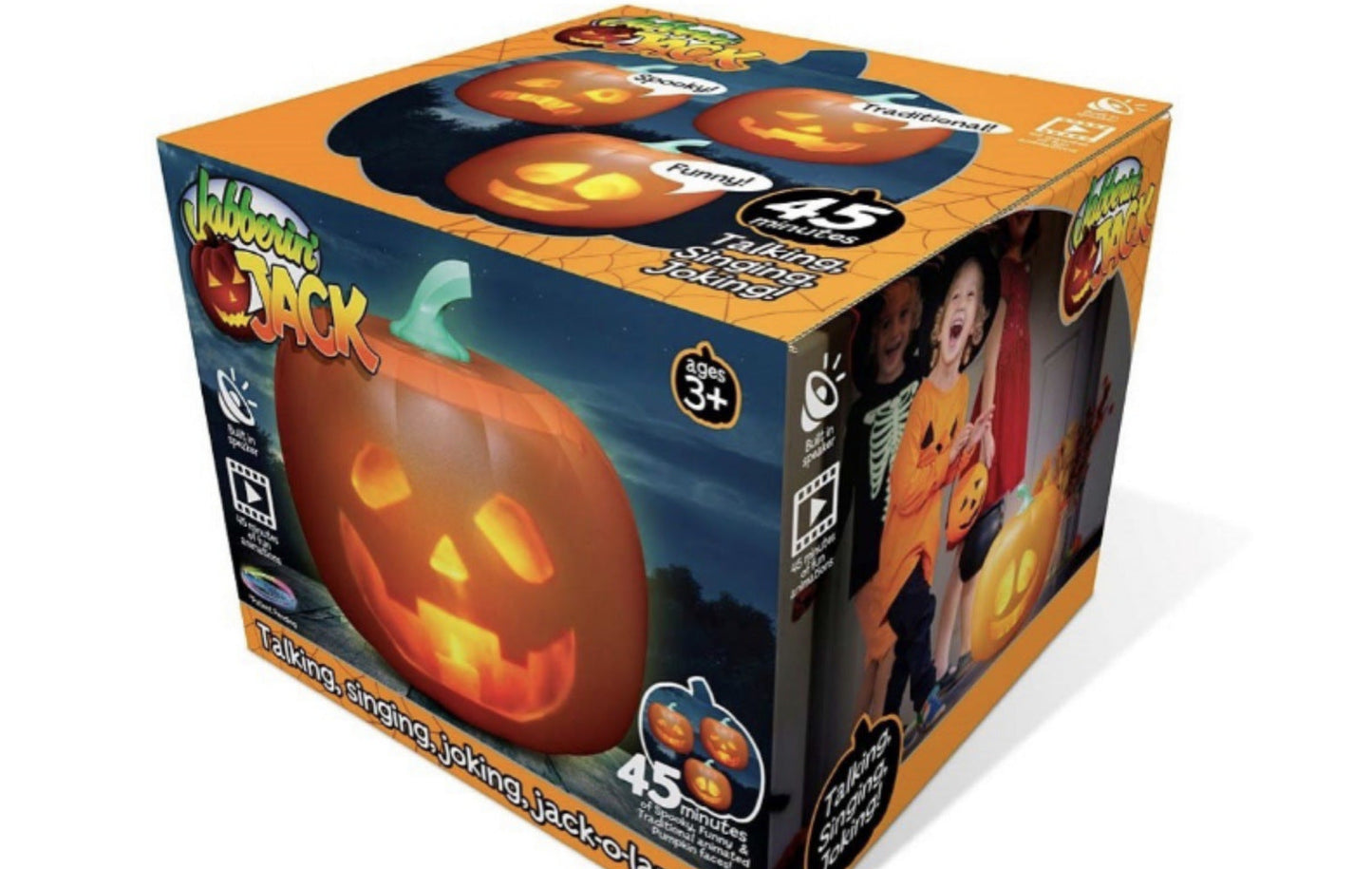 Sainishops™Talking Pumpkin Lantern Christmas Halloween Pumpkin Lantern Projection