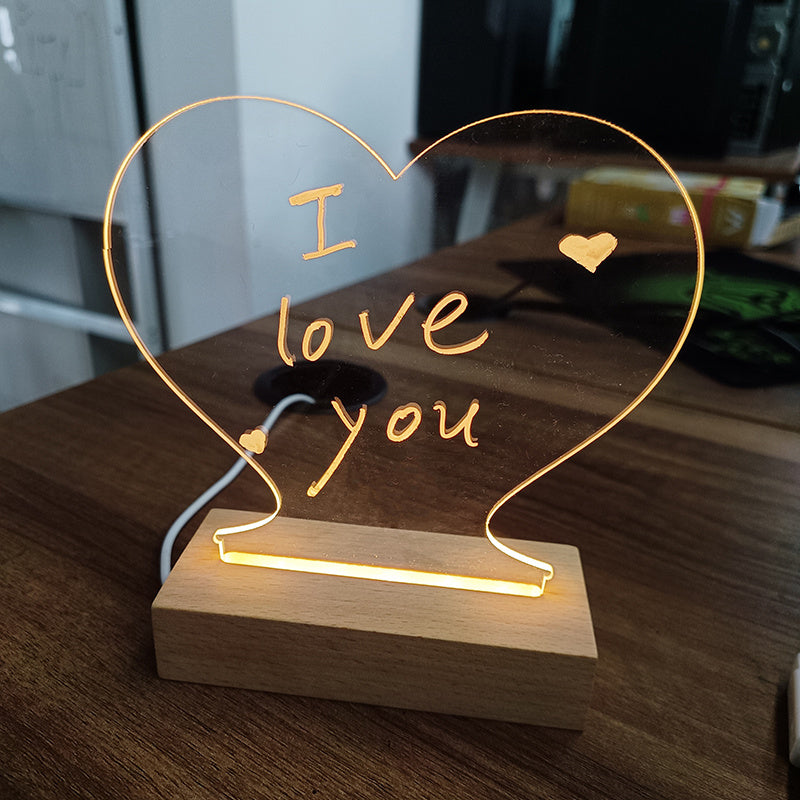 Sainishops™Creative Note Board Creative Led Night