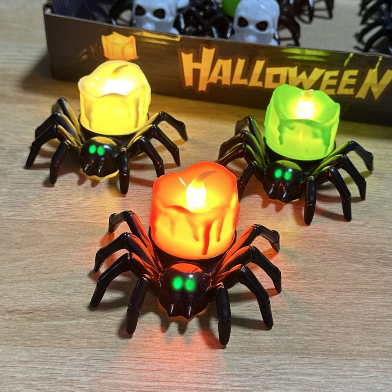 Sainishops™Halloween Spider Night Lights Decor