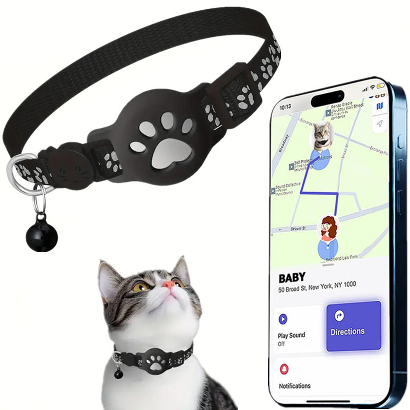 Sainishops™Creative Cartoon Printed Pet Cat Locator Collar