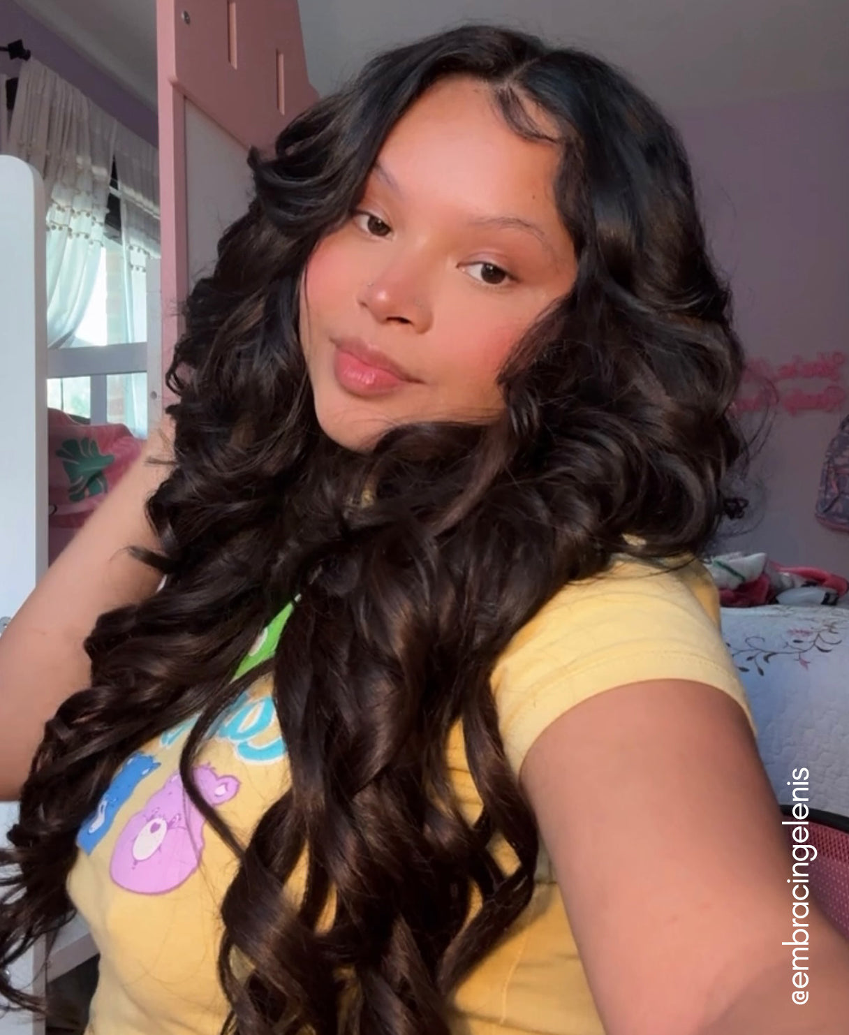 clip-in hair extensions mocha balayage.