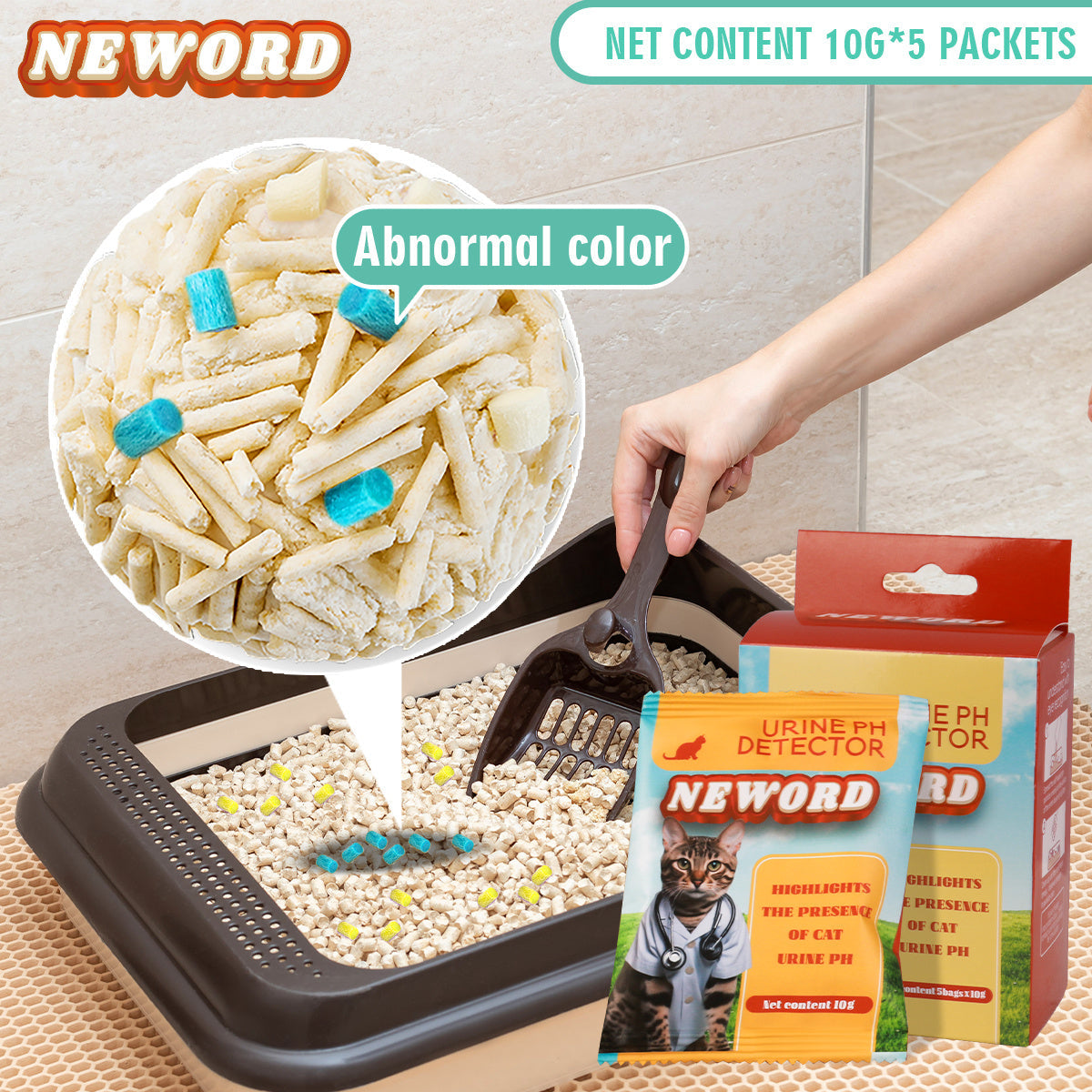 Sainishops™Cat Litter Self Checking Particles