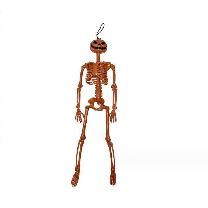 Sainishops™Halloween Simulation 40CM Skeleton Pendant Stand able Movable Joint