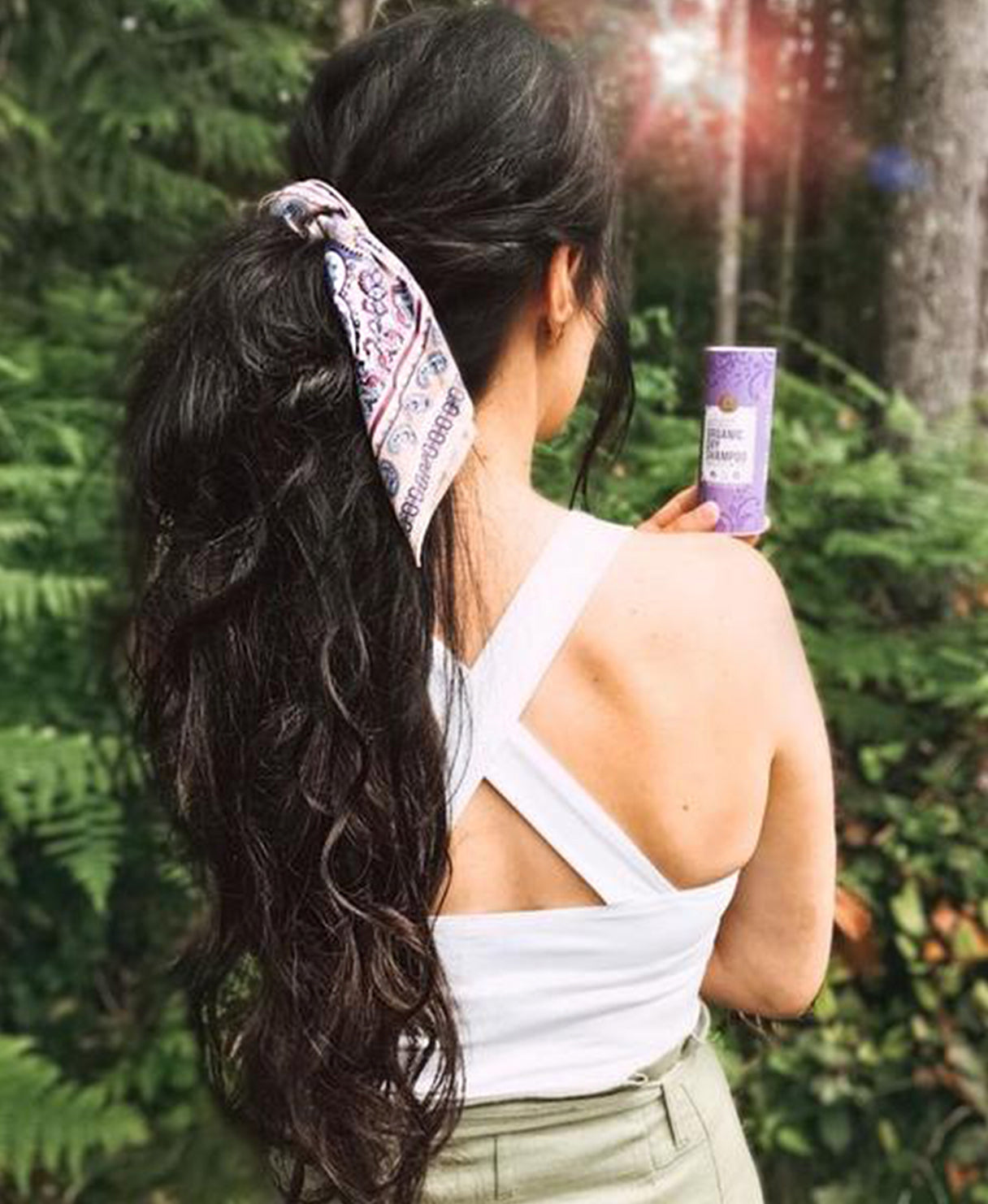 curly ponytail - natural black.